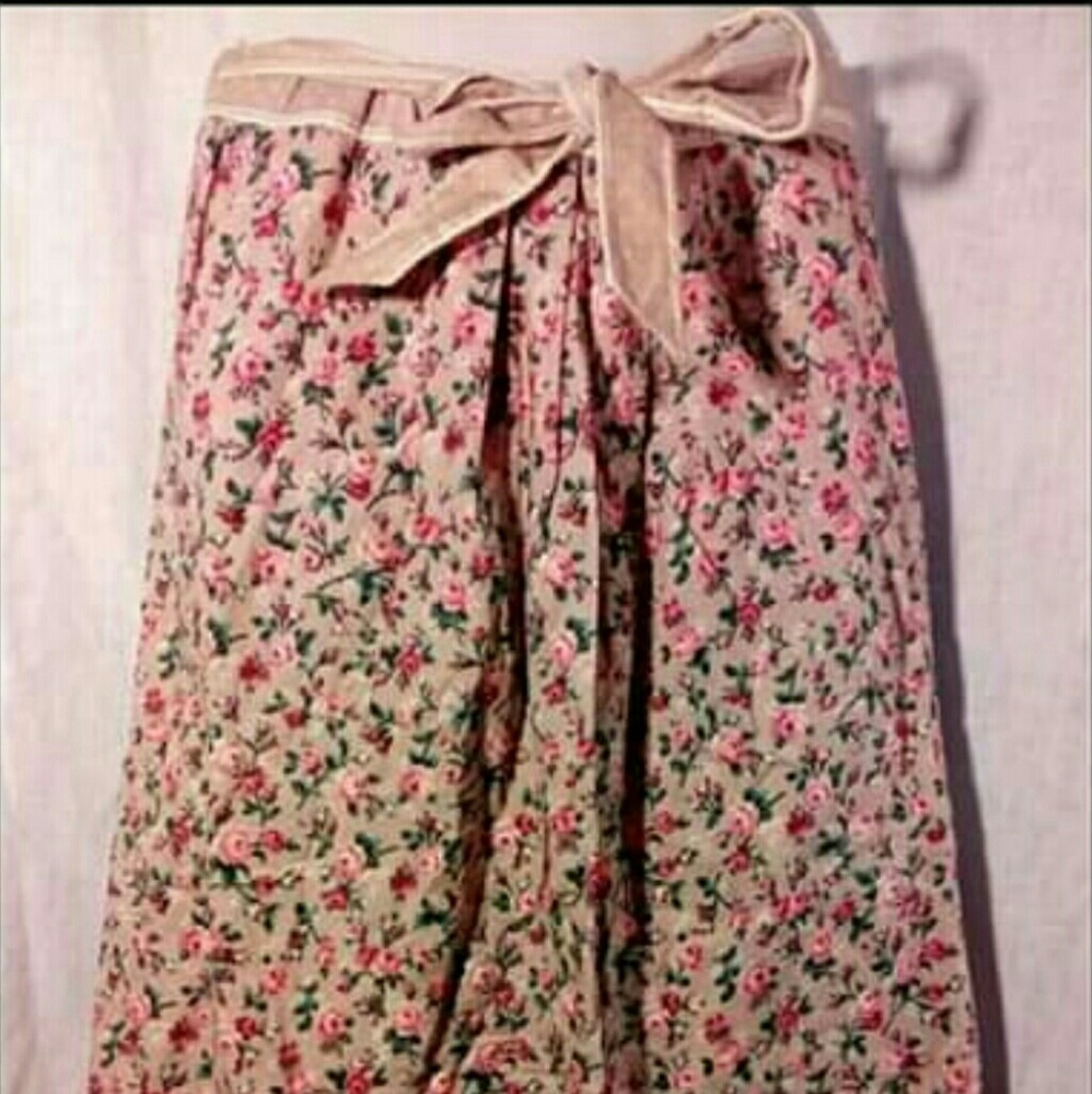 Suttles and Seawinds Reversible Wrap Skirt